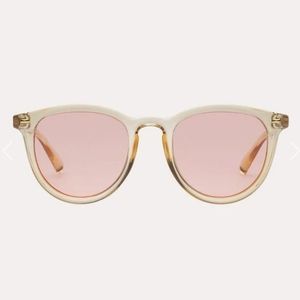 Rose tinted sunglasses